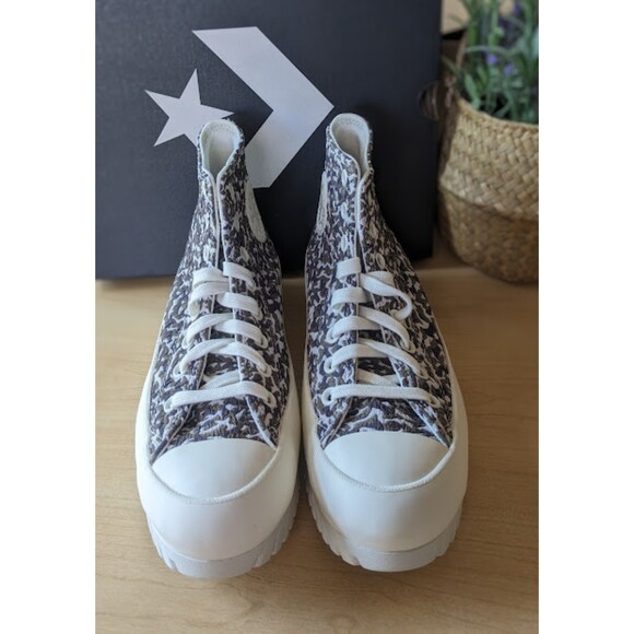 NIB Converse CTAS Desert Camo Lugged 2.0 Jacquard Platform High Top Shoes W9 M7 - Picture 5 of 12